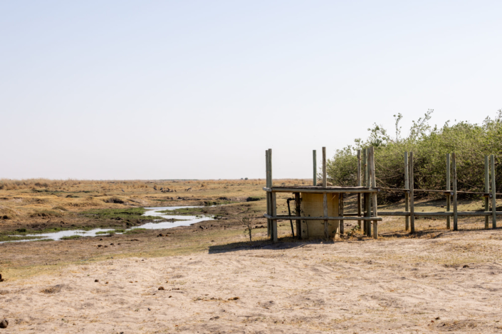 Réchauffement climatique - Photographie de la rivière Linyanti à sec